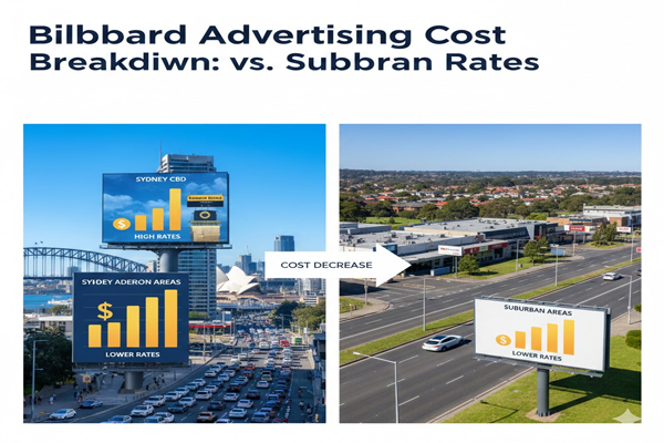 Billboard Advertising Cost Breakdown: Sydney vs Suburban Rates