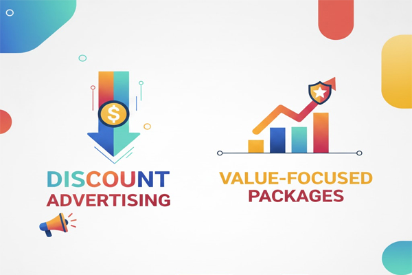 How Discount Advertising Structures Value-Focused Packages