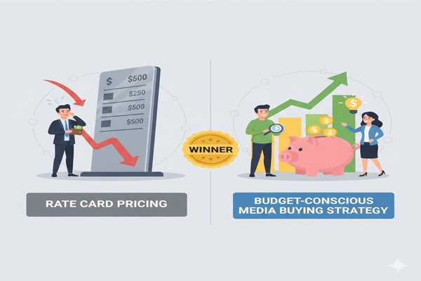 Rate Card Pricing vs. Budget-Conscious Media Buying Strategy